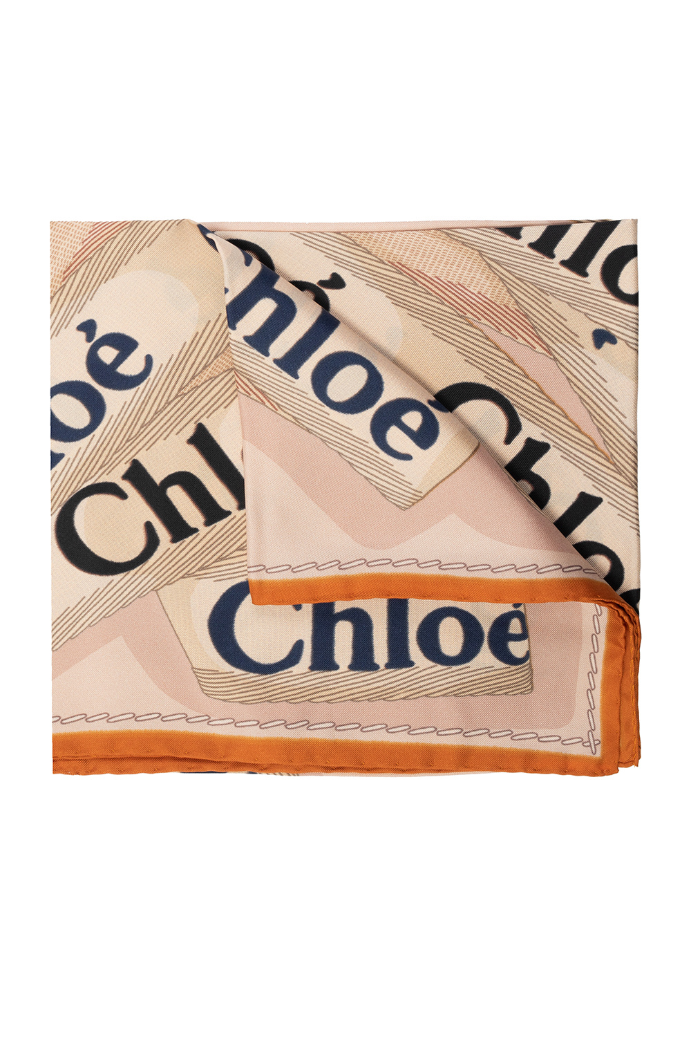 card case with logo chloe accessories - Scarf with logo